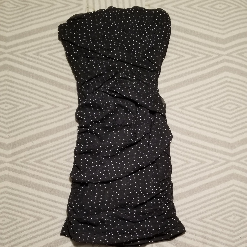 Black mini dress